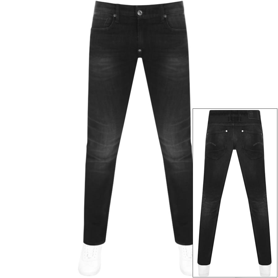 Alternative Image for ProductG Star Raw Revend Skinny Jeans Black1